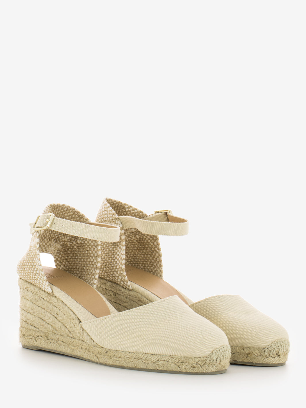 Carol ivory canvas espadrilles