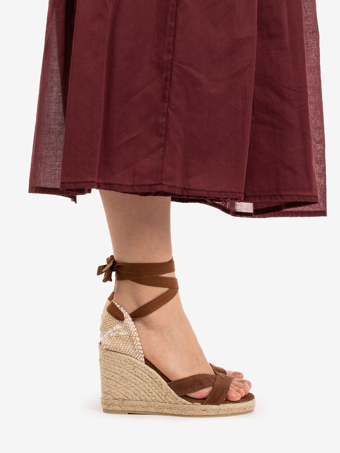 Sandali con zeppa Bailey pecan