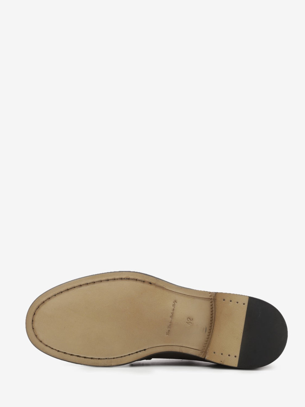 Dark brown suede derby