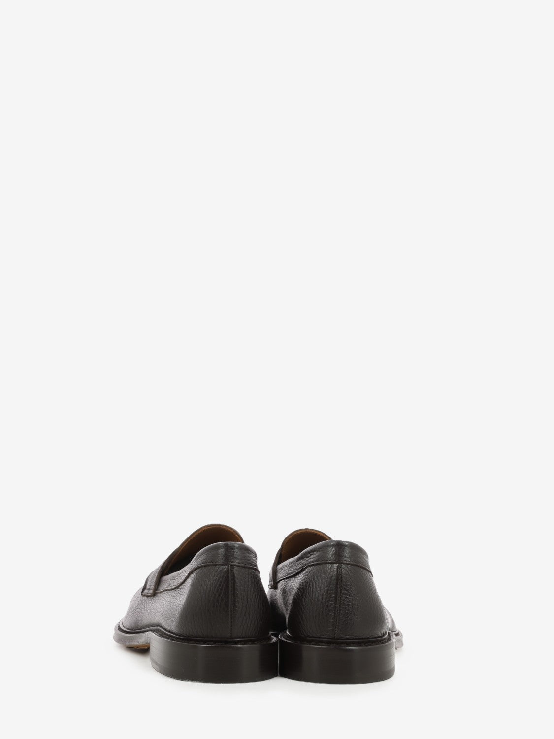 Dark brown tassel loafers