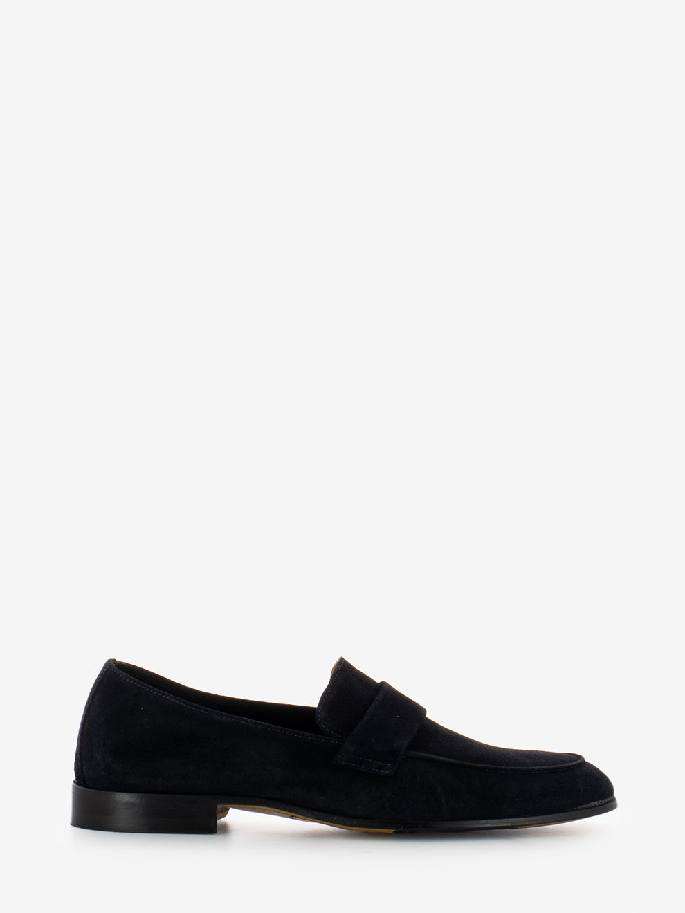 Mocassini in camoscio navy