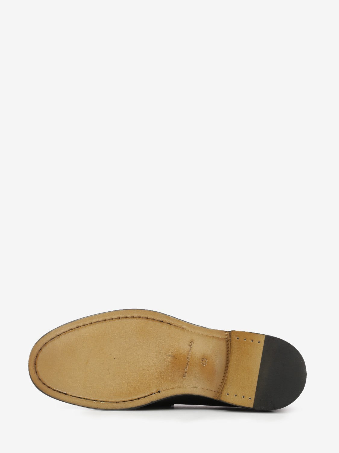 Black deerskin loafers