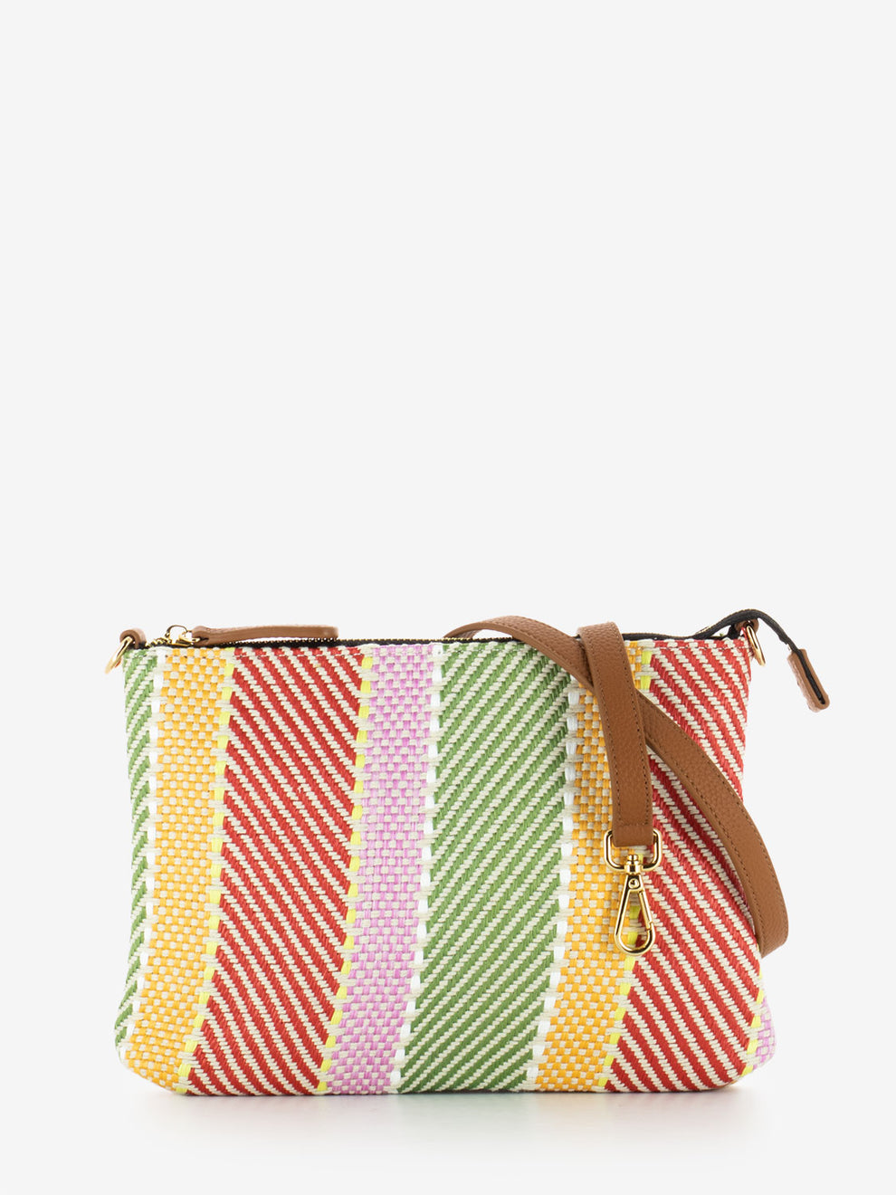 Pochette Procida con tracolla multicolor