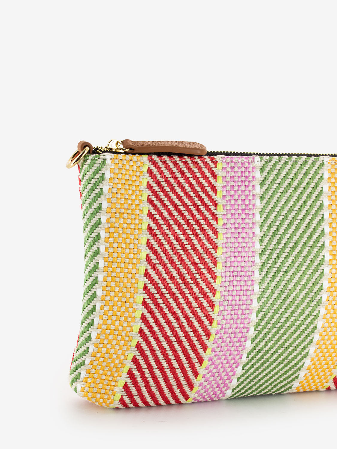 Pochette Procida con tracolla multicolor