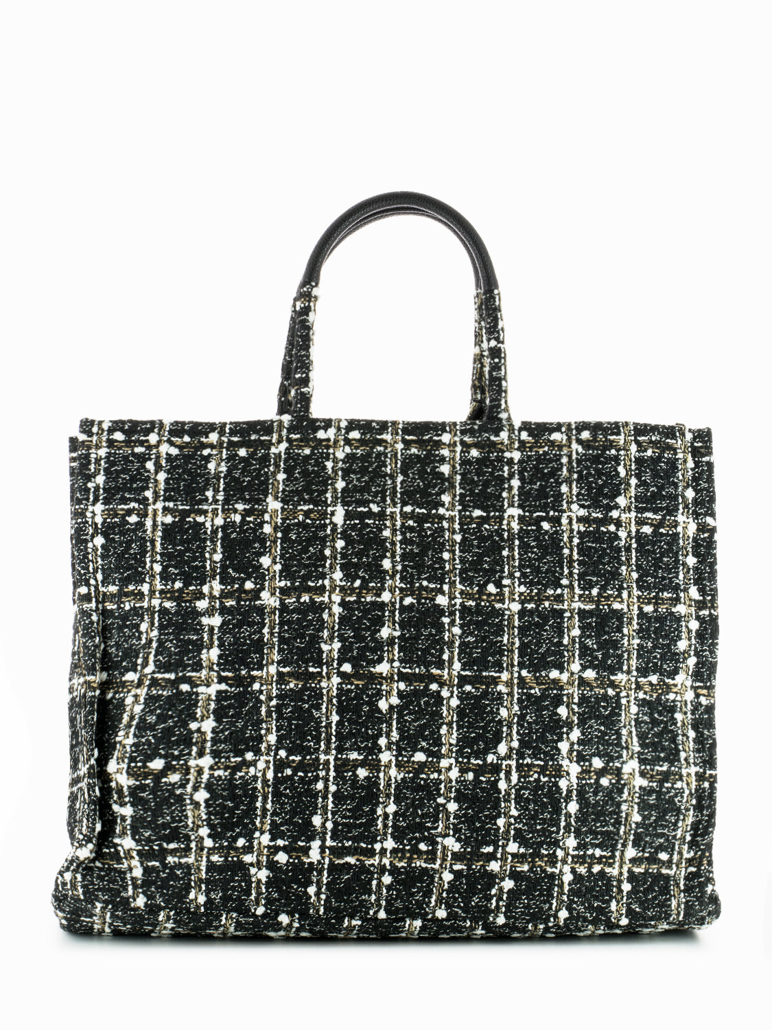 Manhattan Medium Shopper Black/White