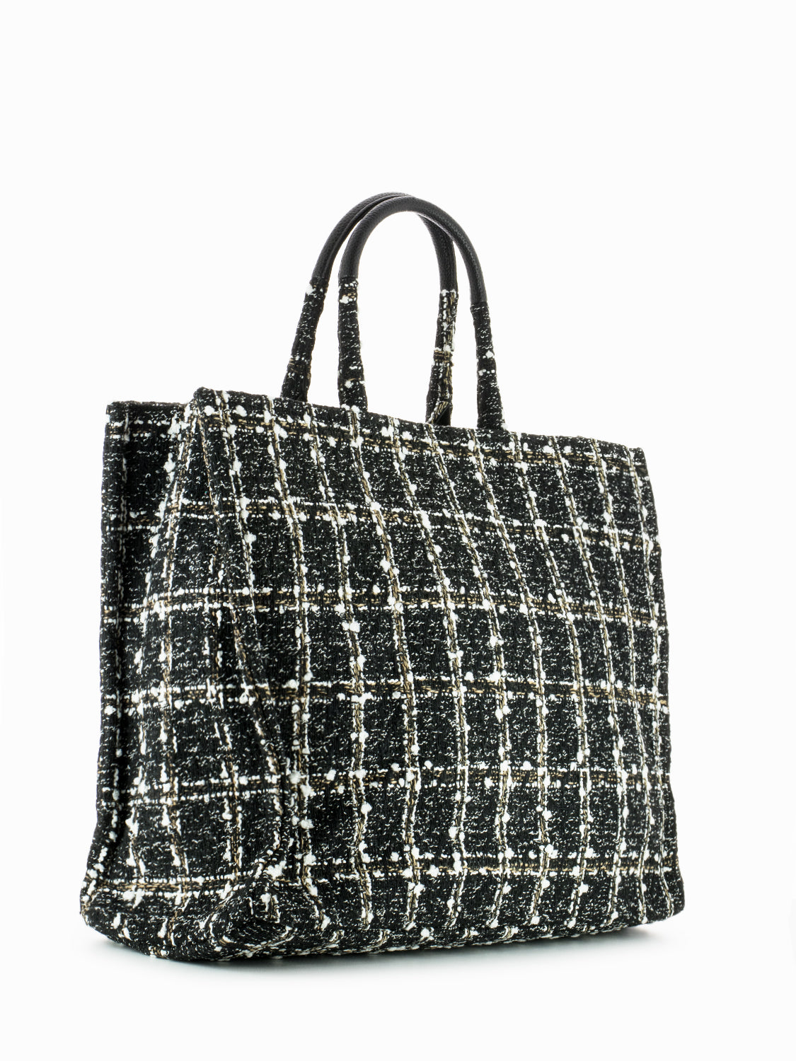 Manhattan Medium Shopper Black/White