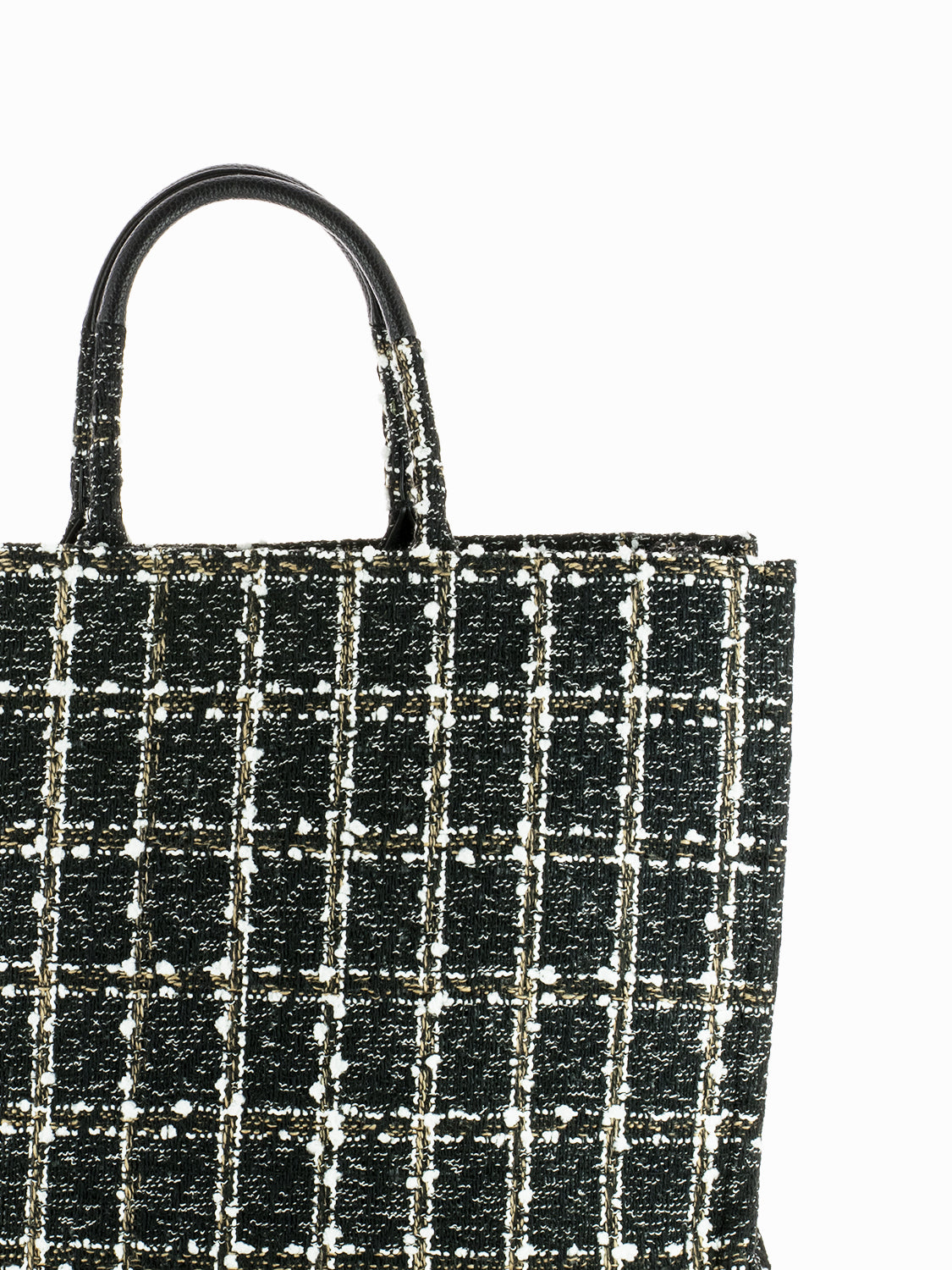 Manhattan Medium Shopper Black/White
