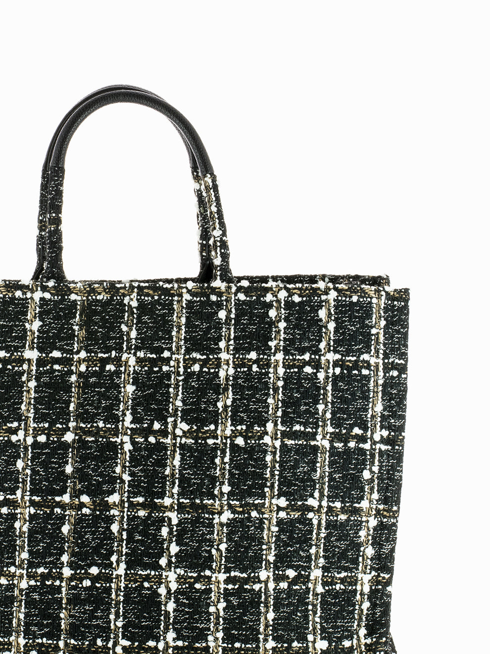 Manhattan Medium Shopper Black/White
