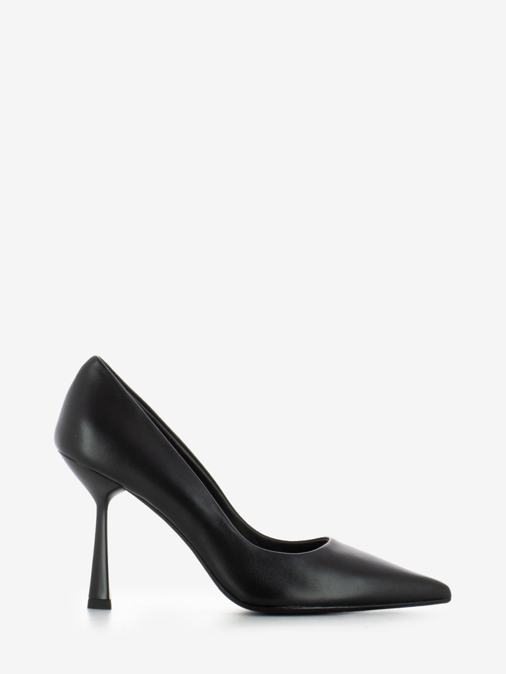 Décolleté in camoscio nero