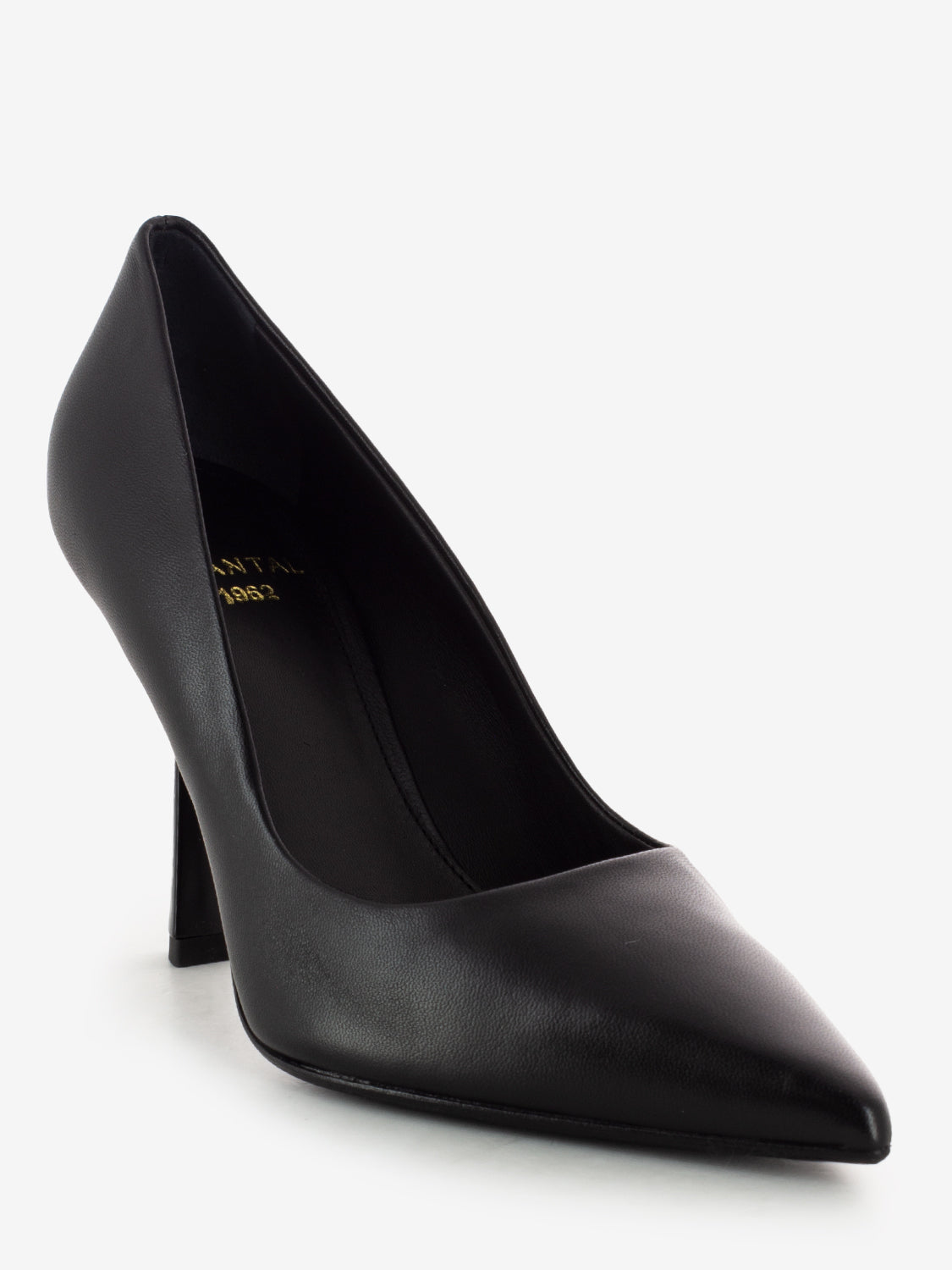 Décolleté in camoscio nero