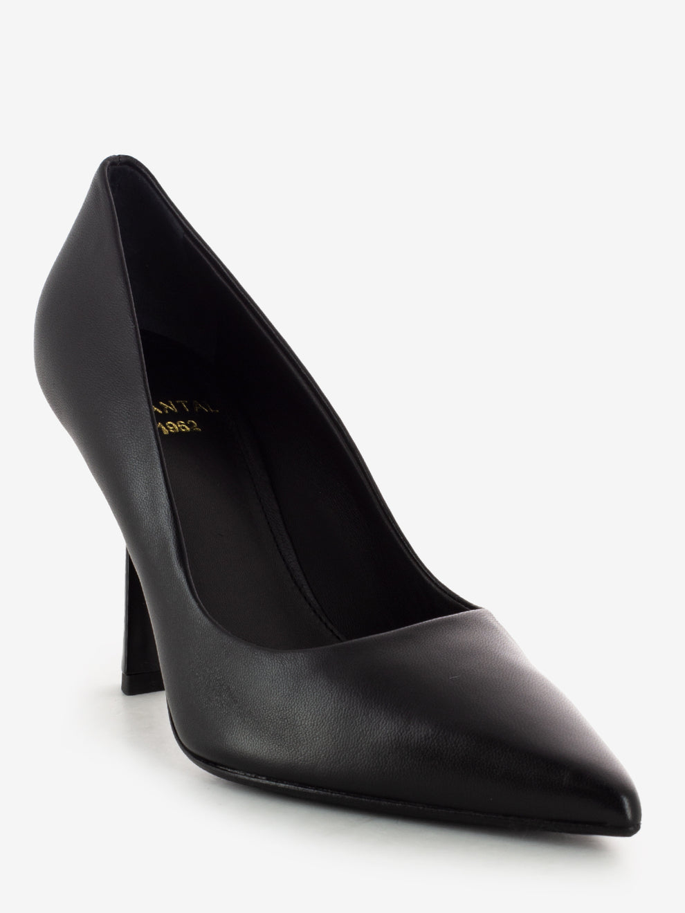 Décolleté in camoscio nero