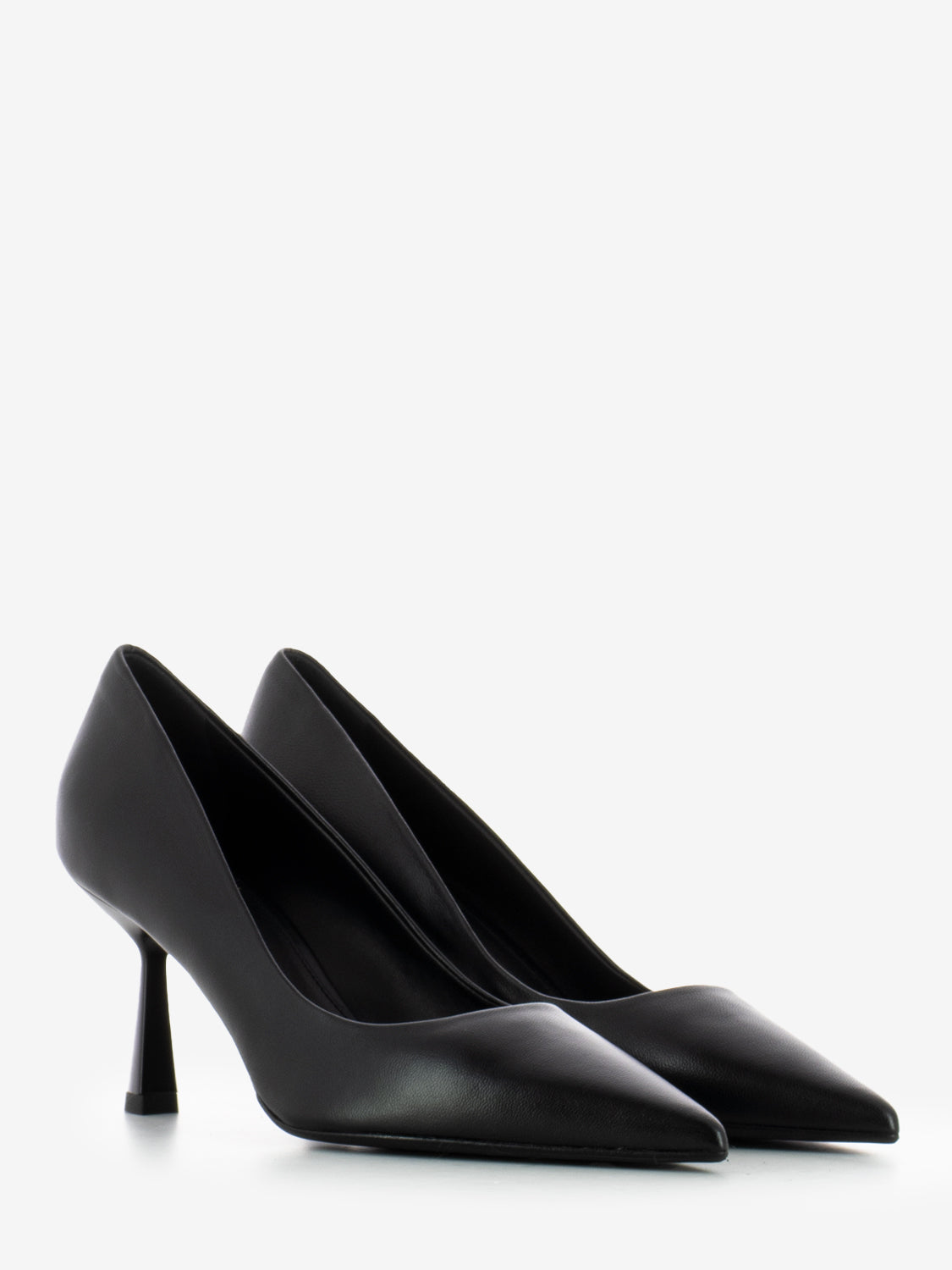 Décolleté in nappa nero