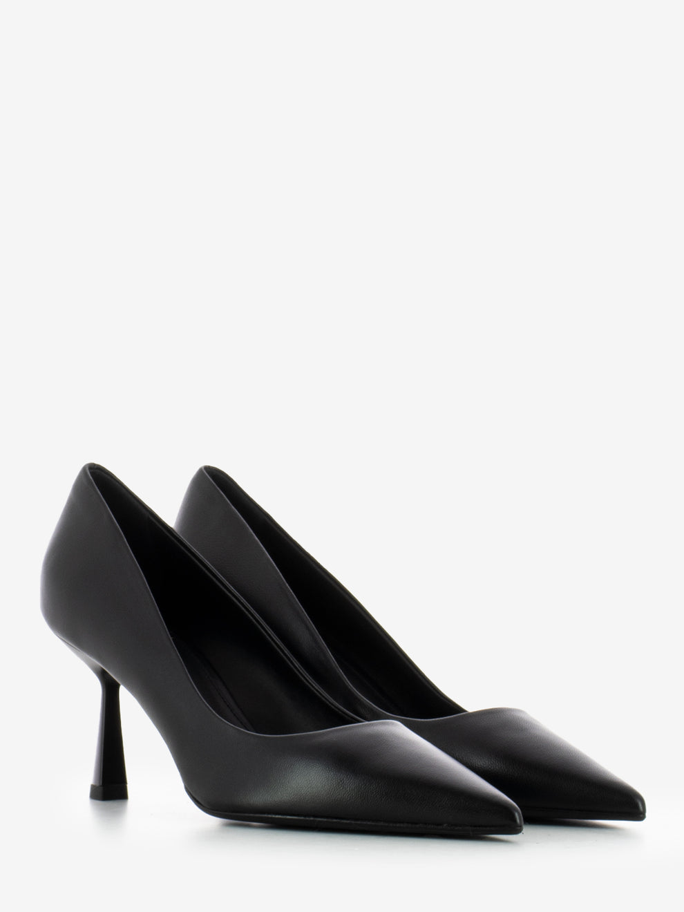 Décolleté in nappa nero