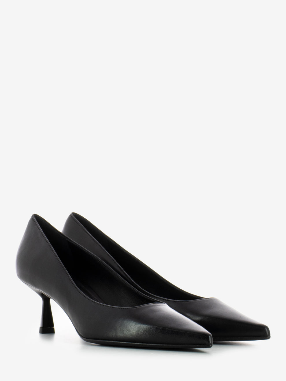 Décolleté in nappa nero