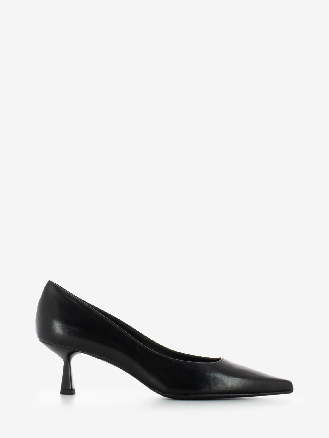 Décolleté in nappa nero