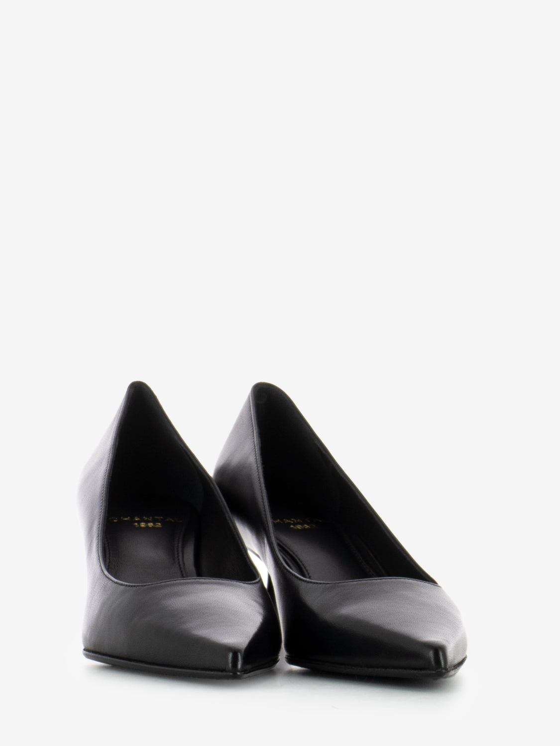 Décolleté in nappa nero