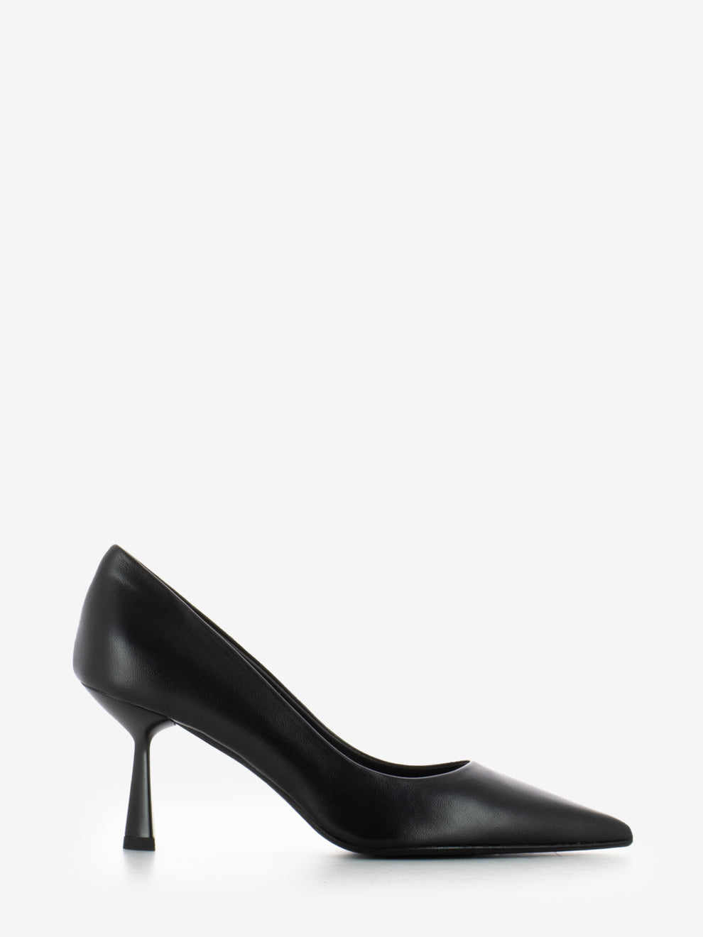 Décolleté in nappa nero