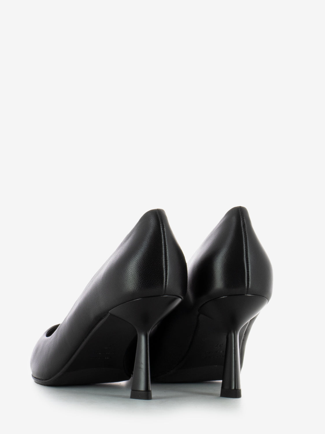 Décolleté in nappa nero