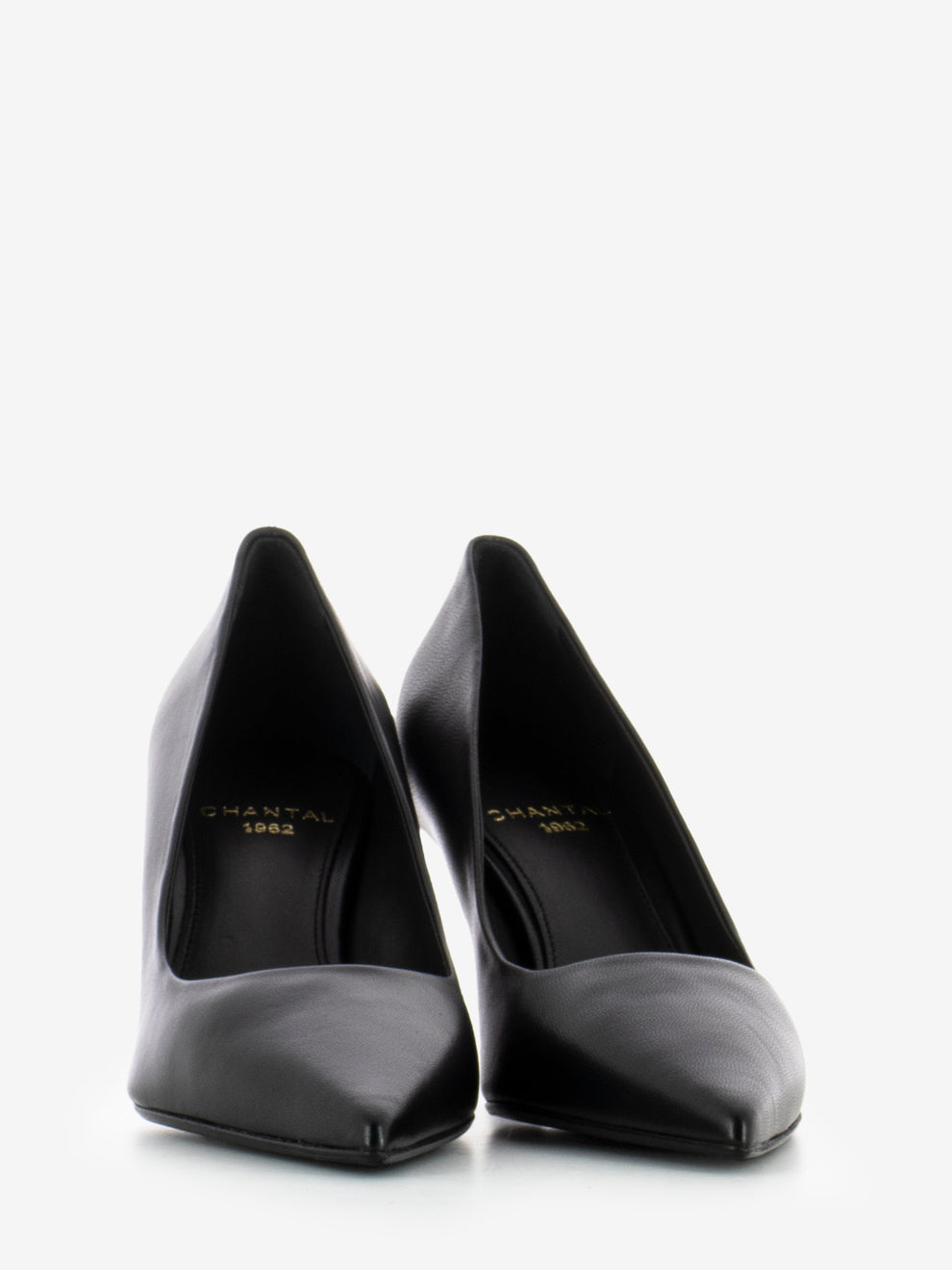 Décolleté in nappa nero