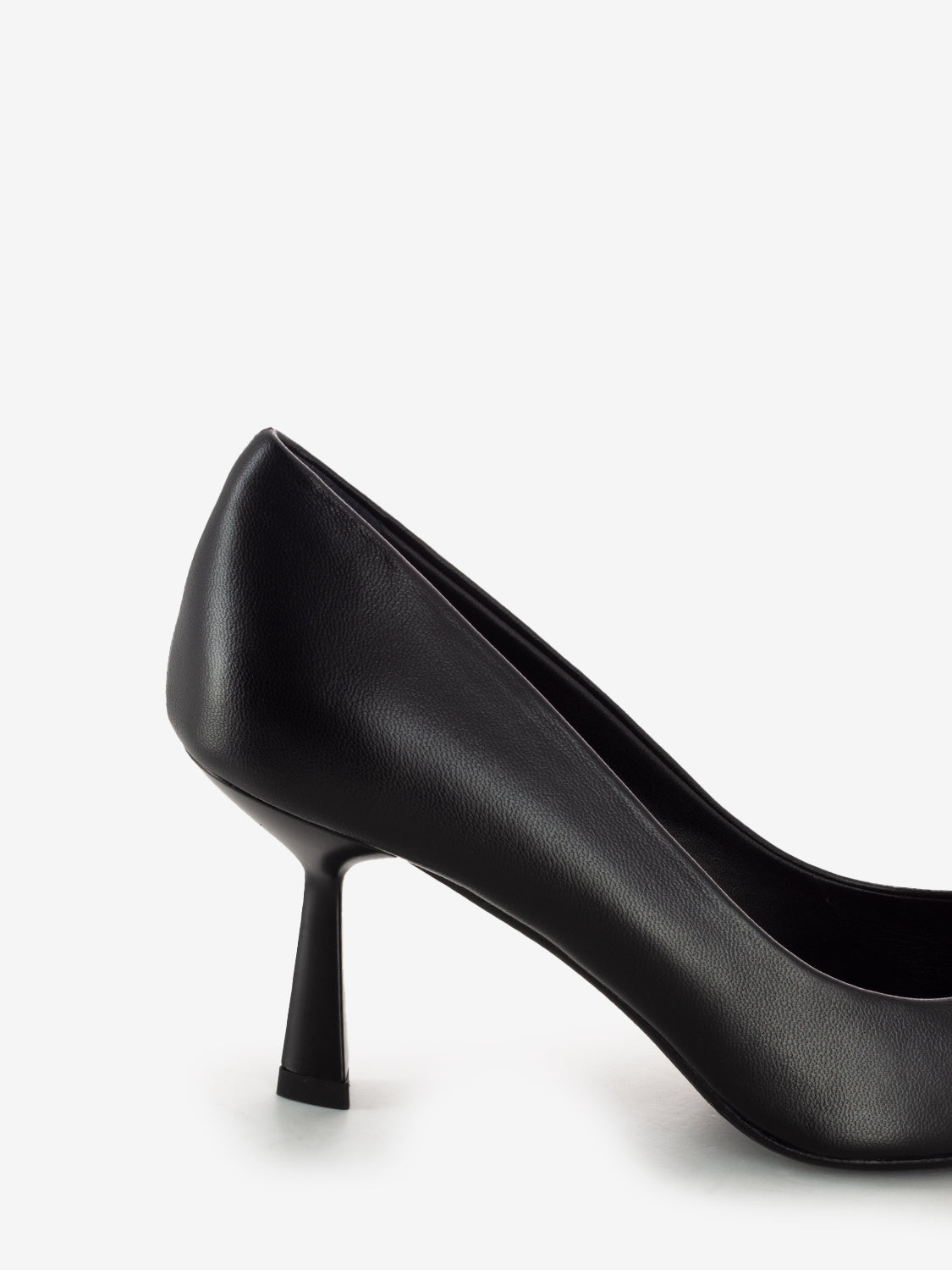 Décolleté in nappa nero
