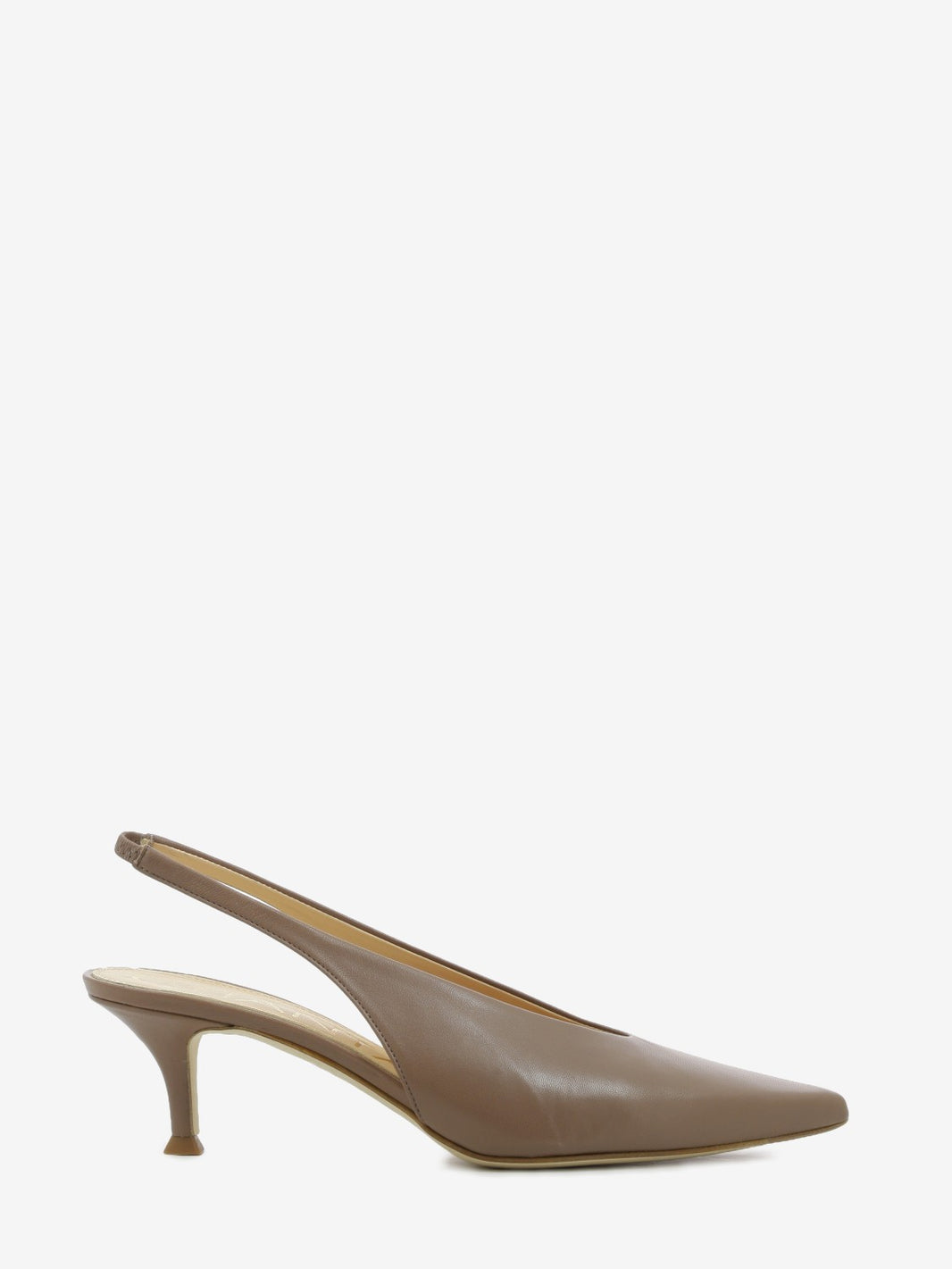 Slingback in pelle noce