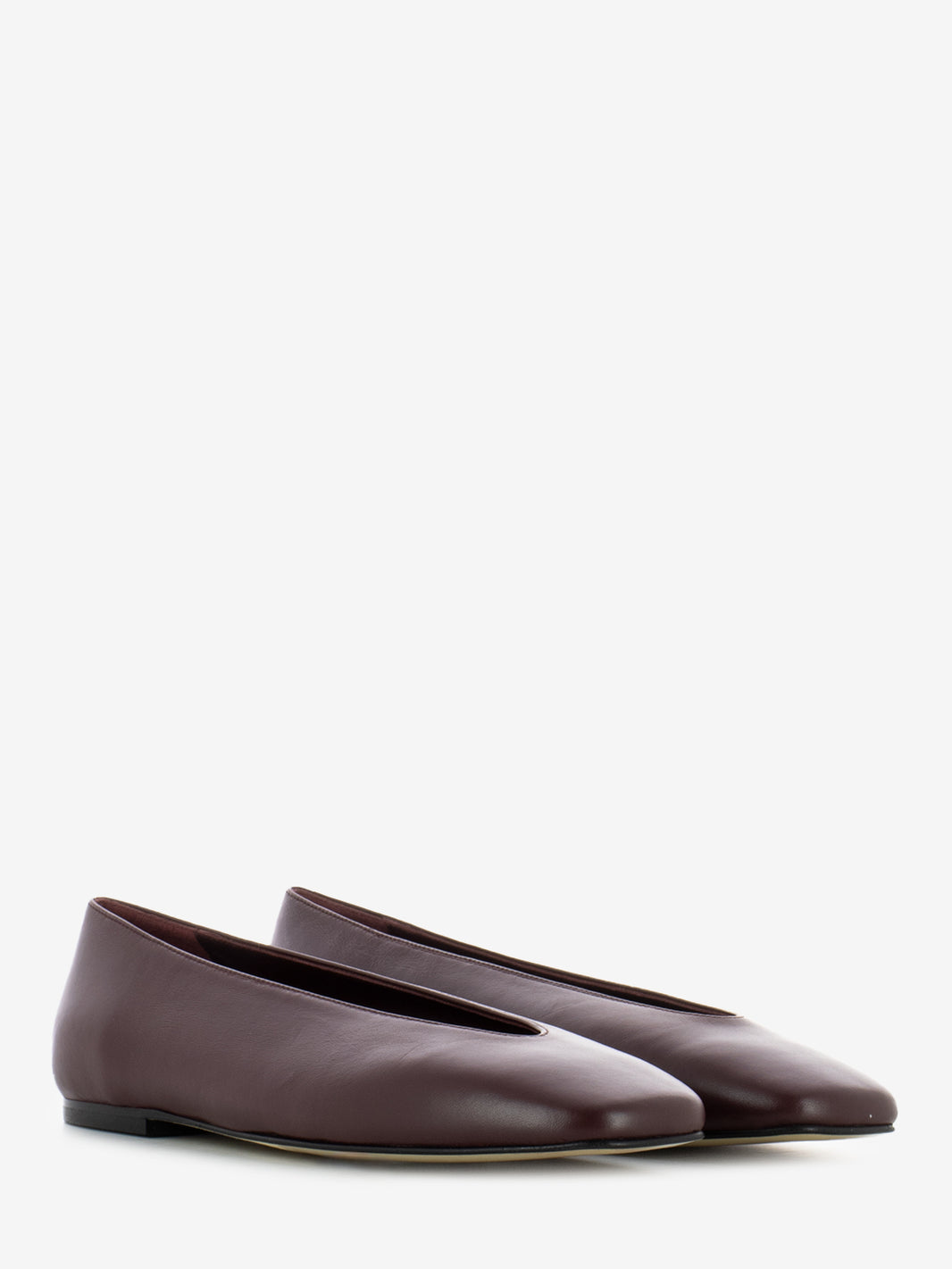 Ballerina Joy in pelle vinaccia