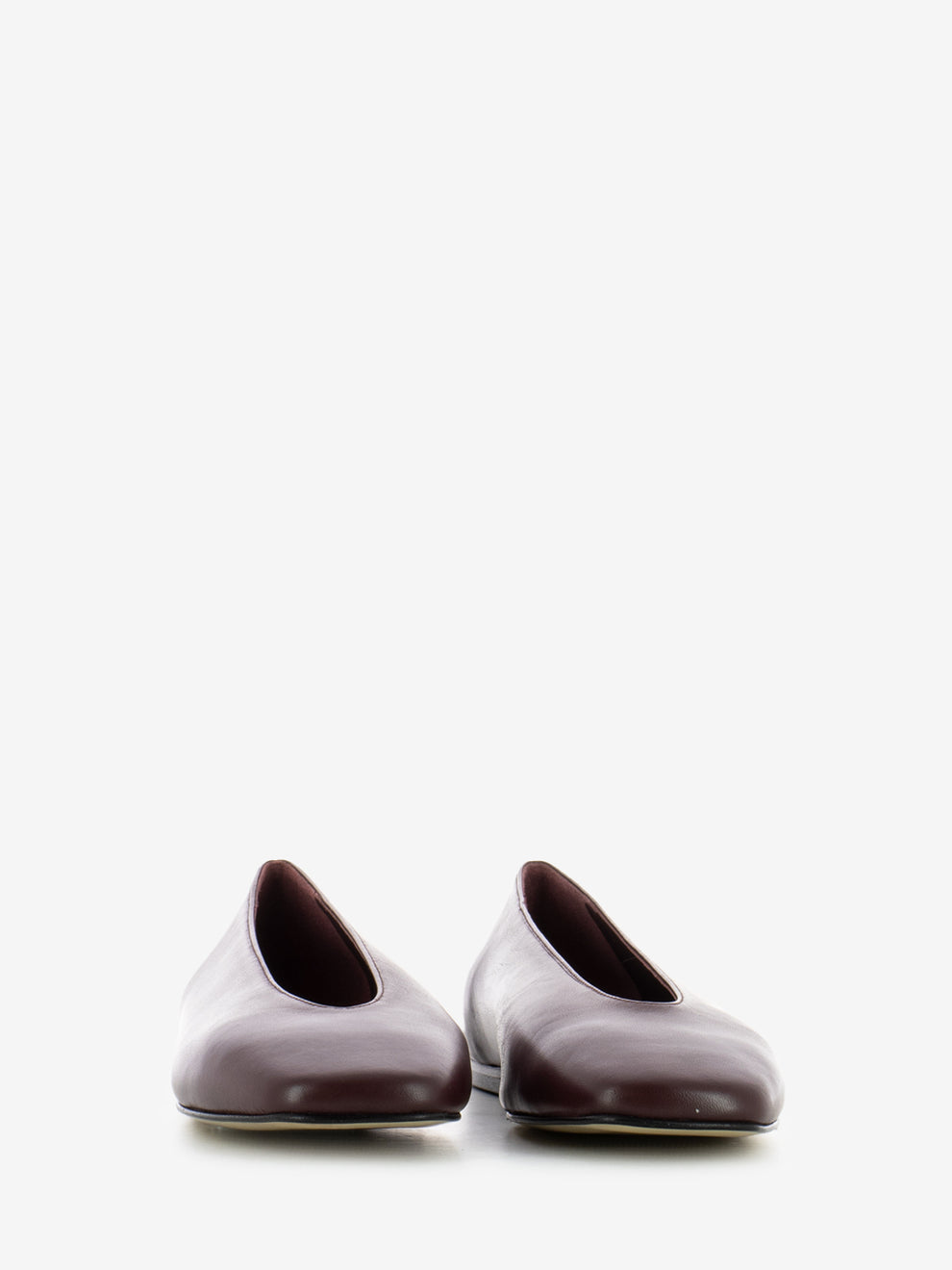 Ballerina Joy in pelle vinaccia