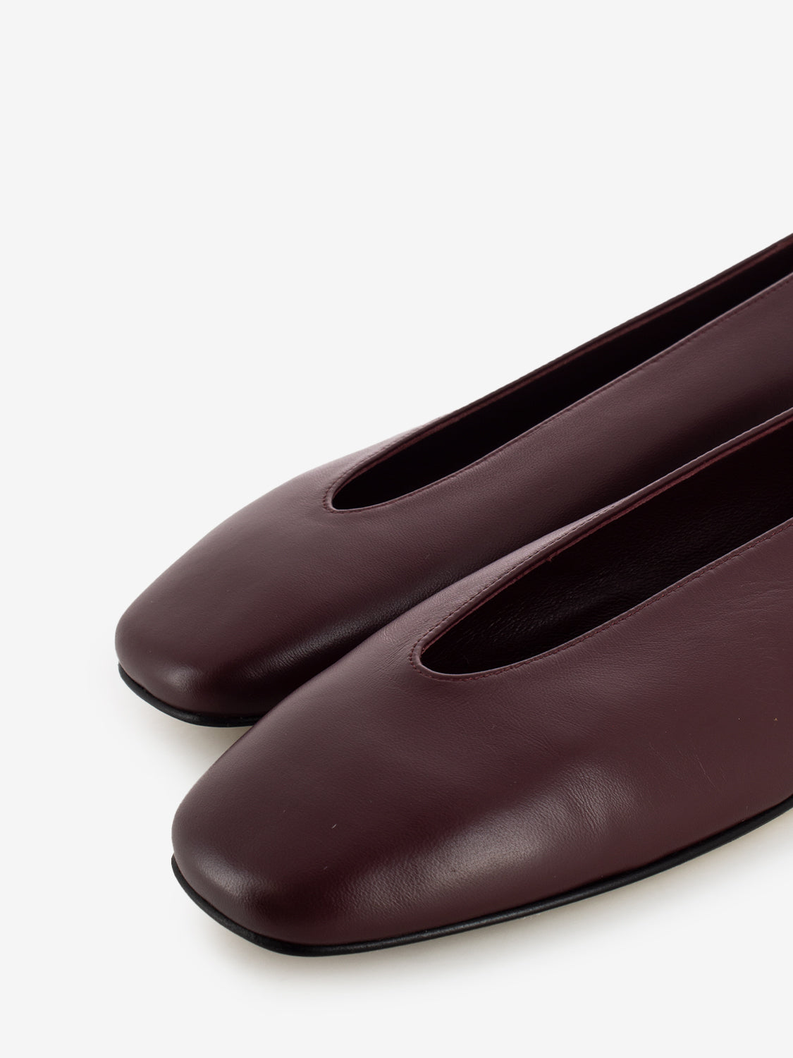 Ballerina Joy in pelle vinaccia