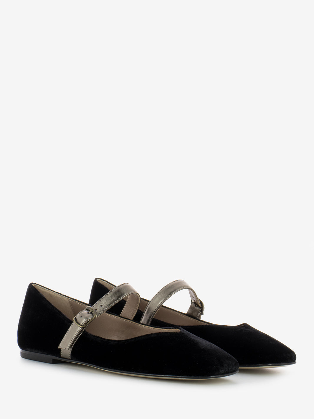 Ballerina Nelda in velluto nero
