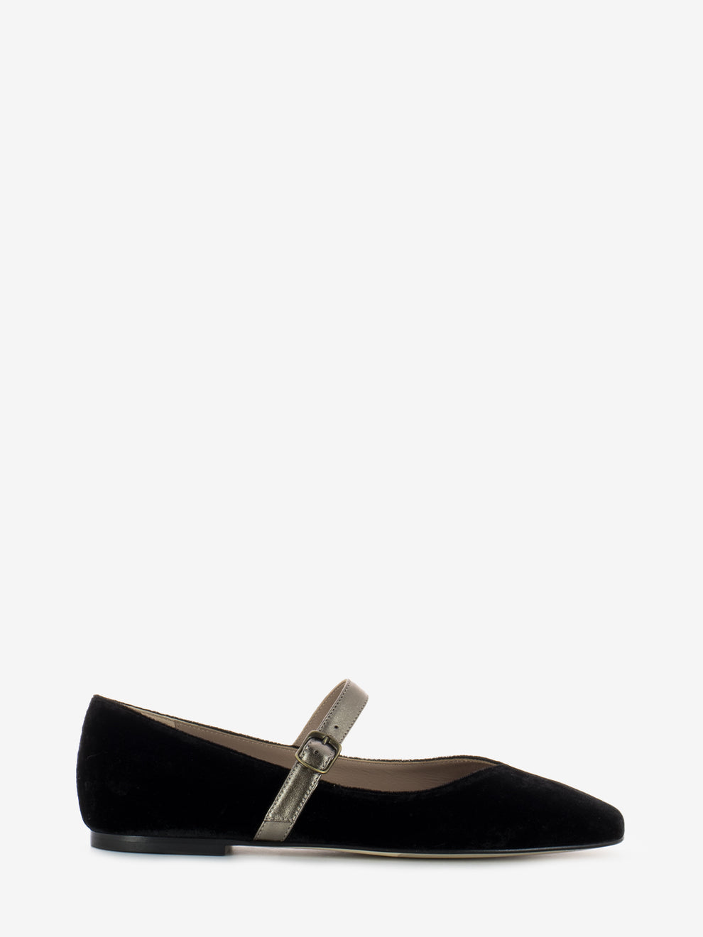 Ballerina Nelda in velluto nero