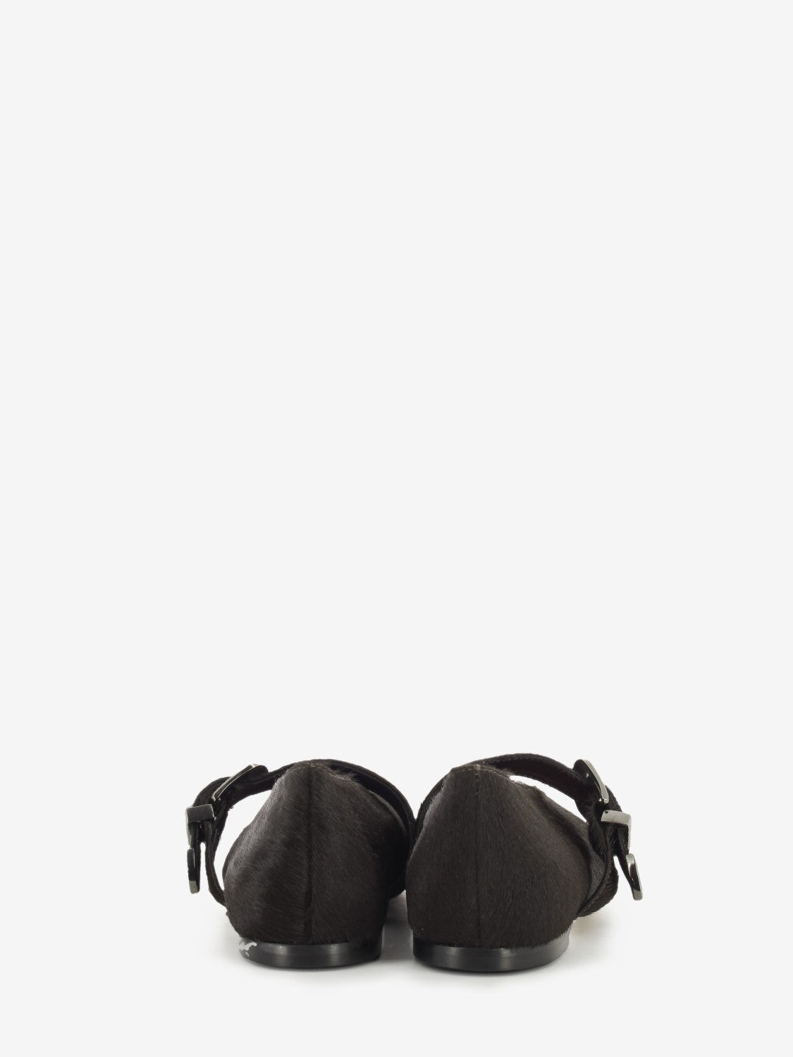 Ballerine con cinturino cavallino moro