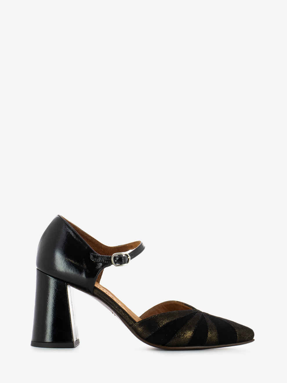 Decollete tango Lolay nero / bronzo