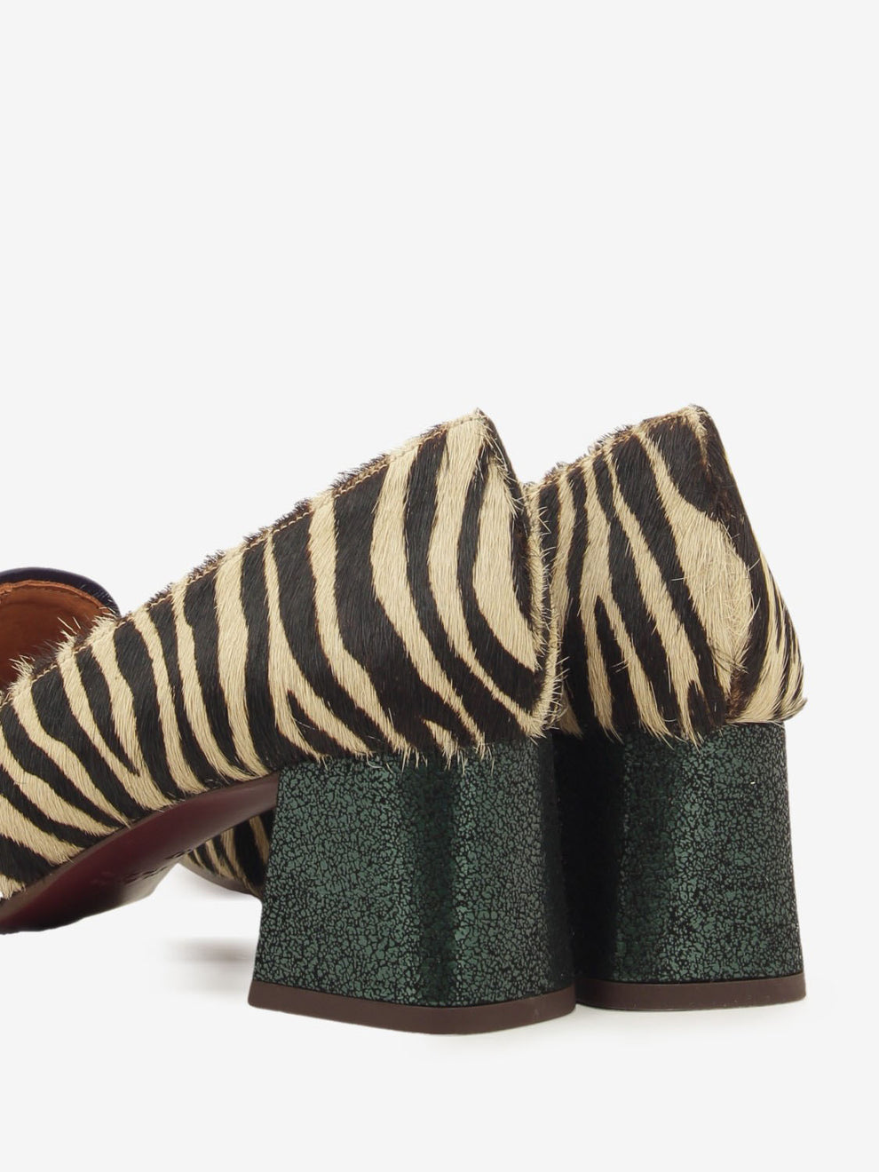 Pinkie zebra / navy loafers