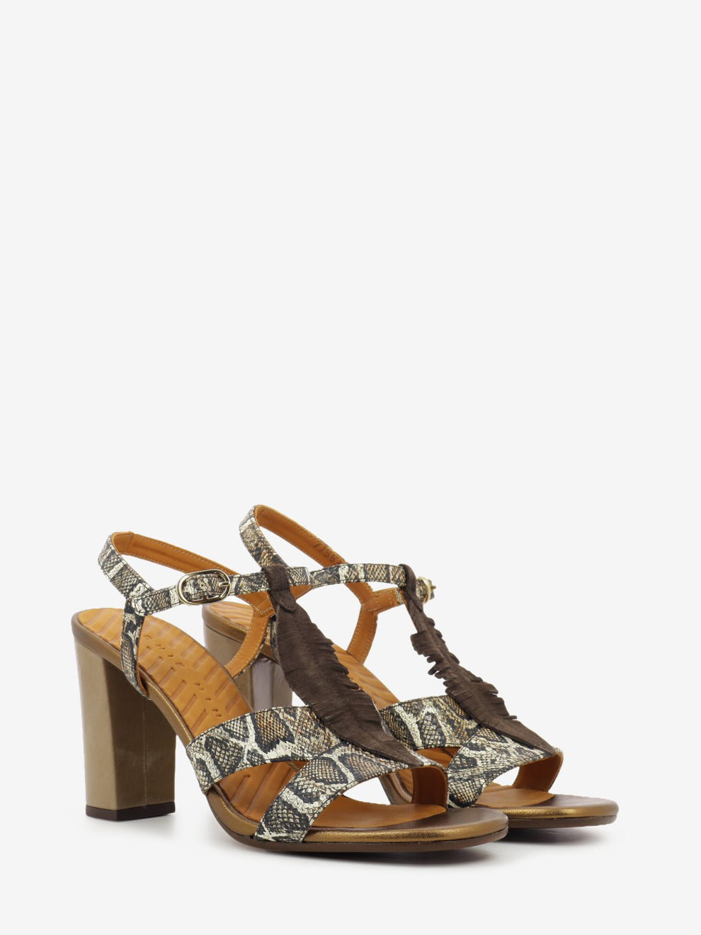 Balia python heel sandals