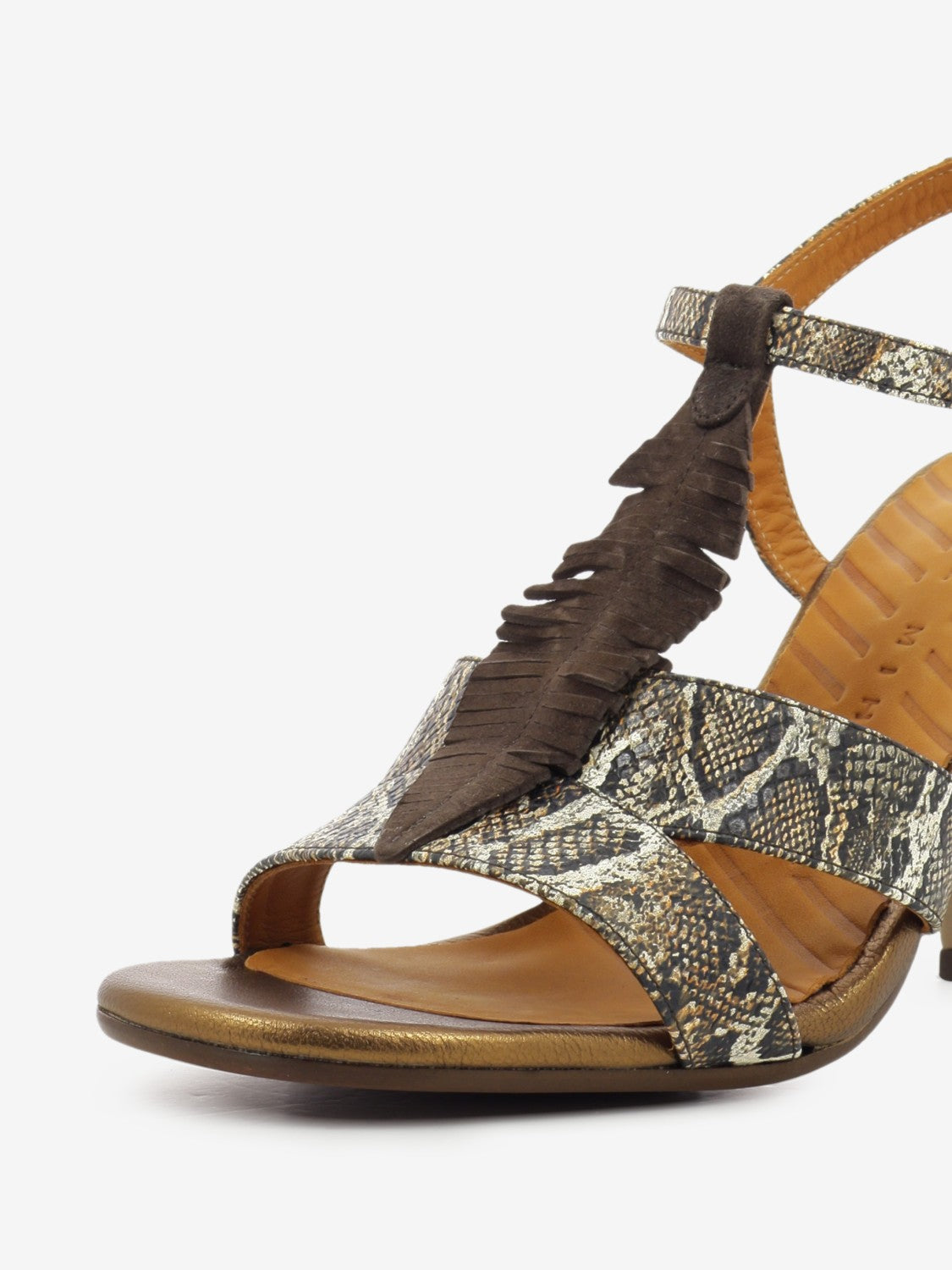 Balia python heel sandals