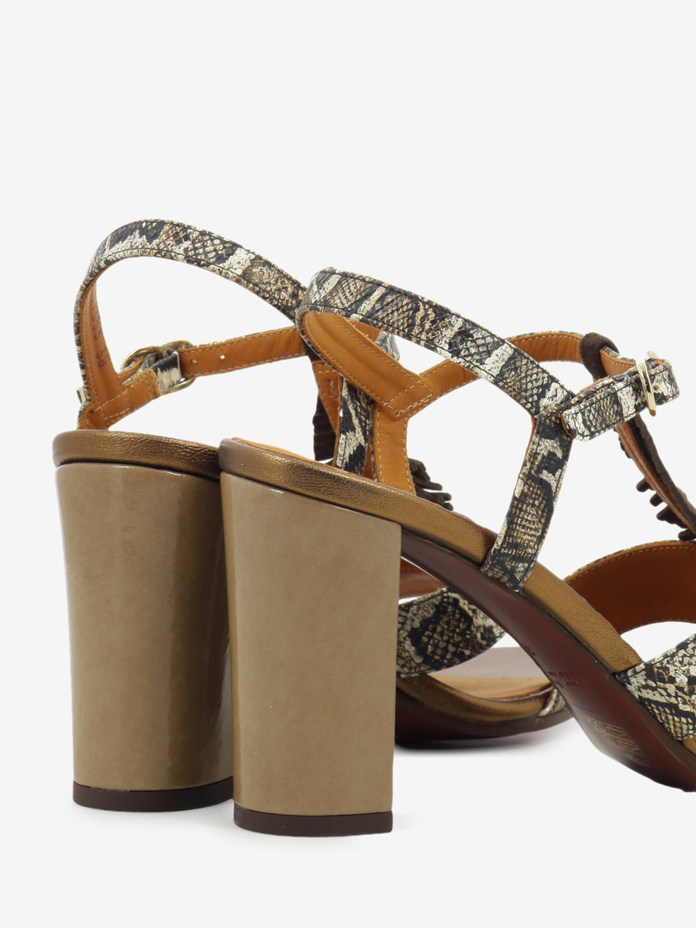 Balia python heel sandals