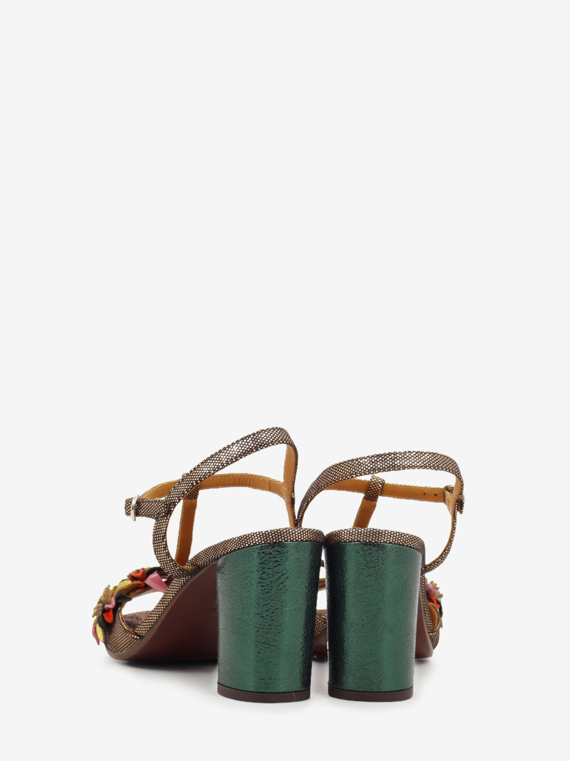 Uliva bronze heeled sandals