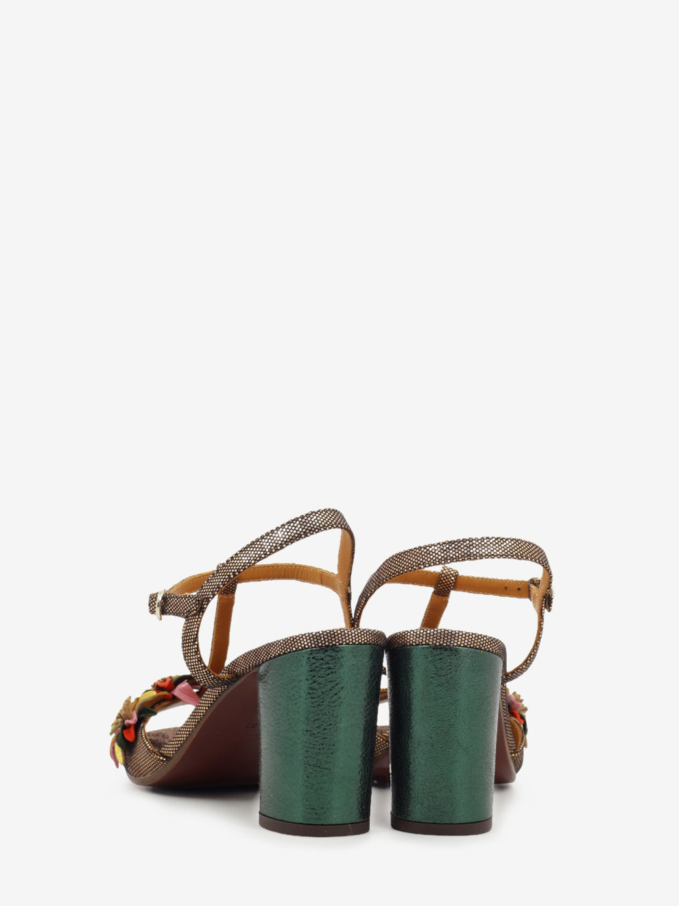Uliva bronze heeled sandals