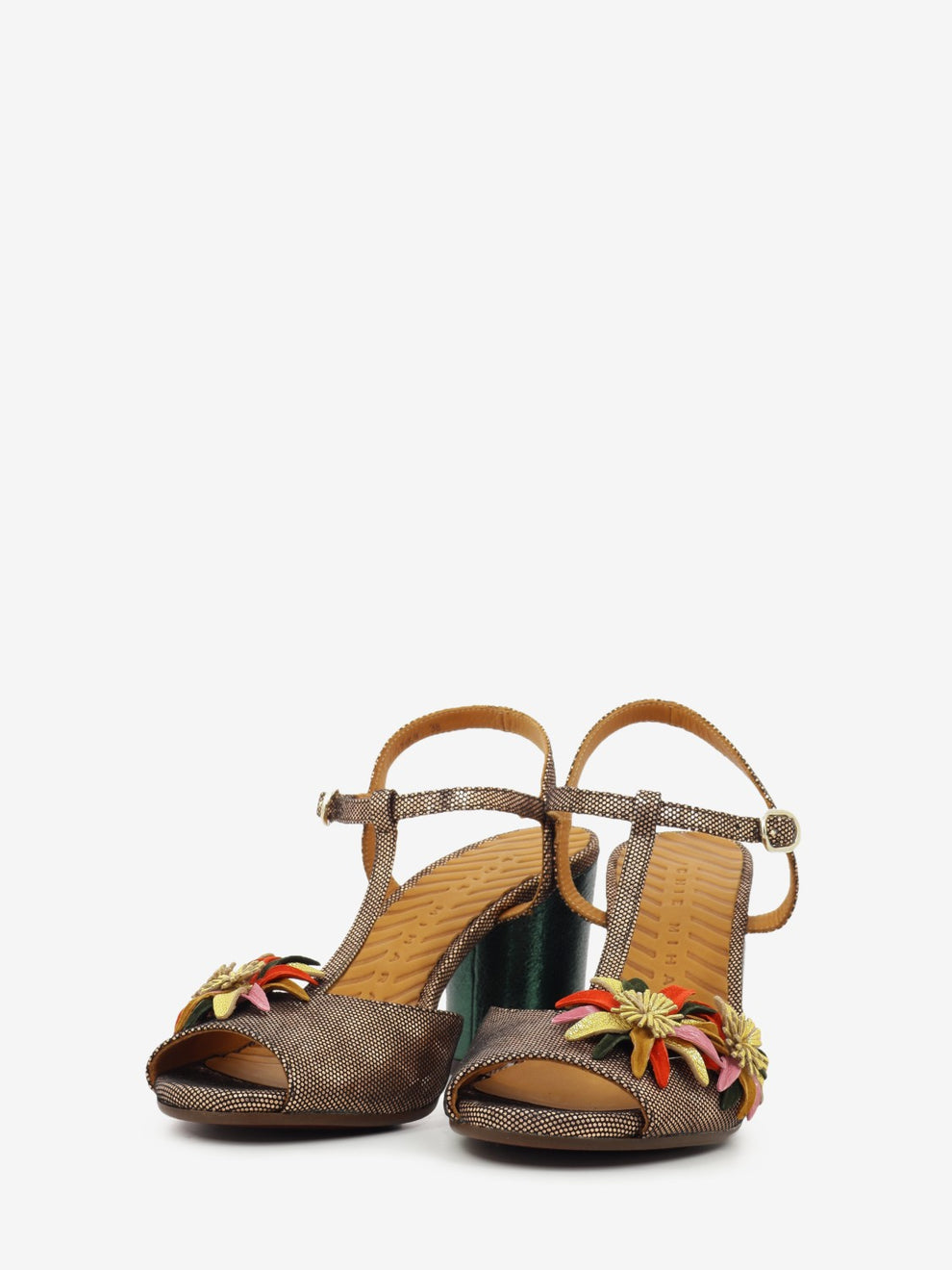 Uliva bronze heeled sandals