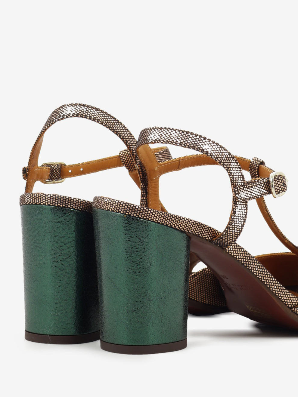 Uliva bronze heeled sandals