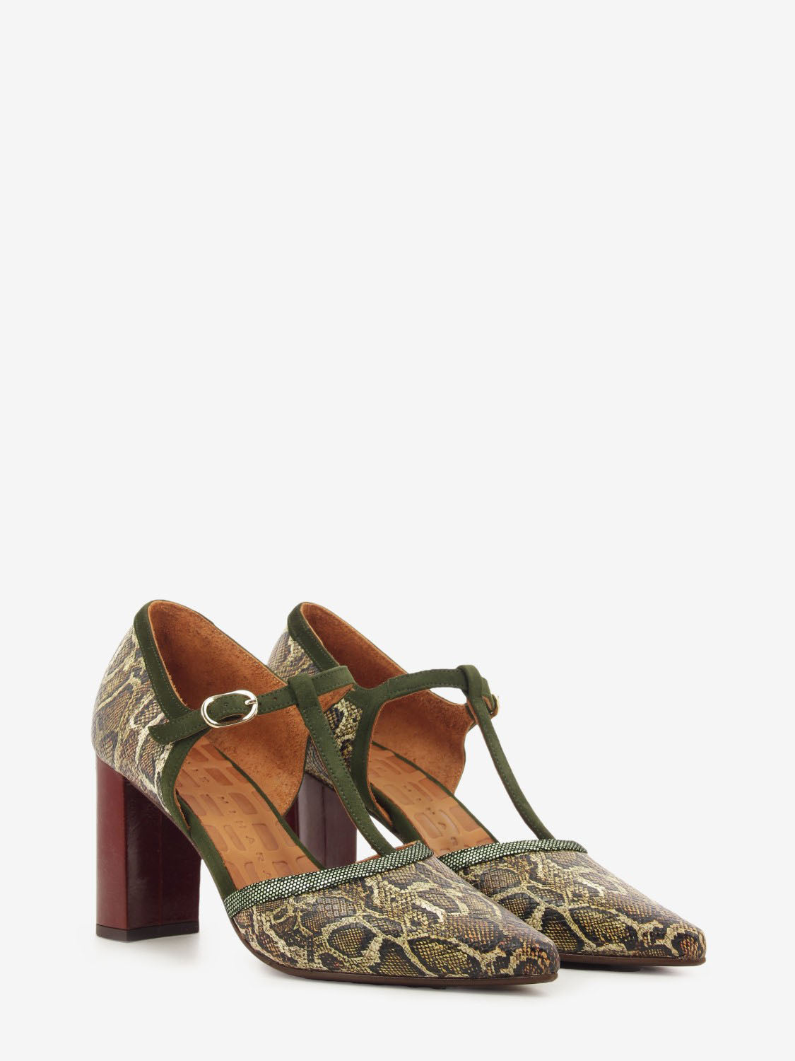 Scarpa tanguera Axandra pitone