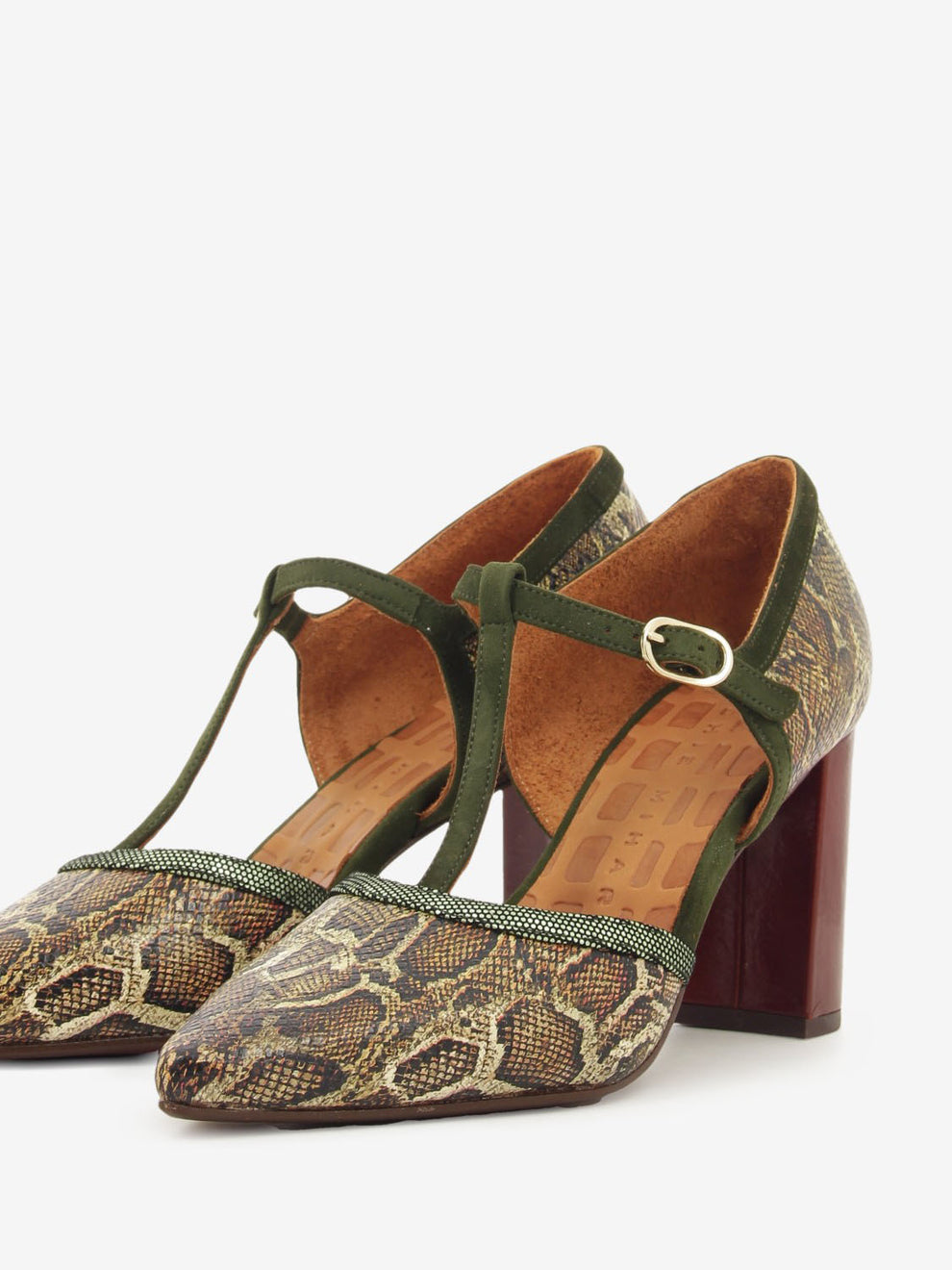 Scarpa tanguera Axandra pitone