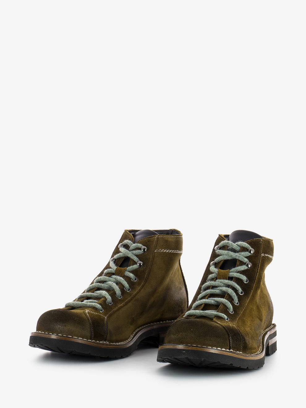 Suede curry boots
