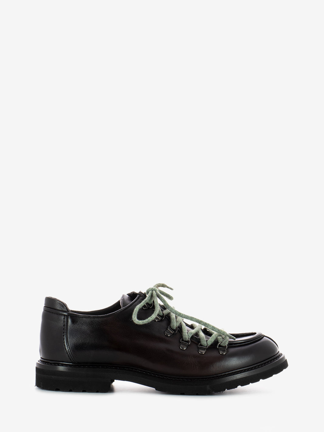 Scarpe ingegnere in pelle testa di moro