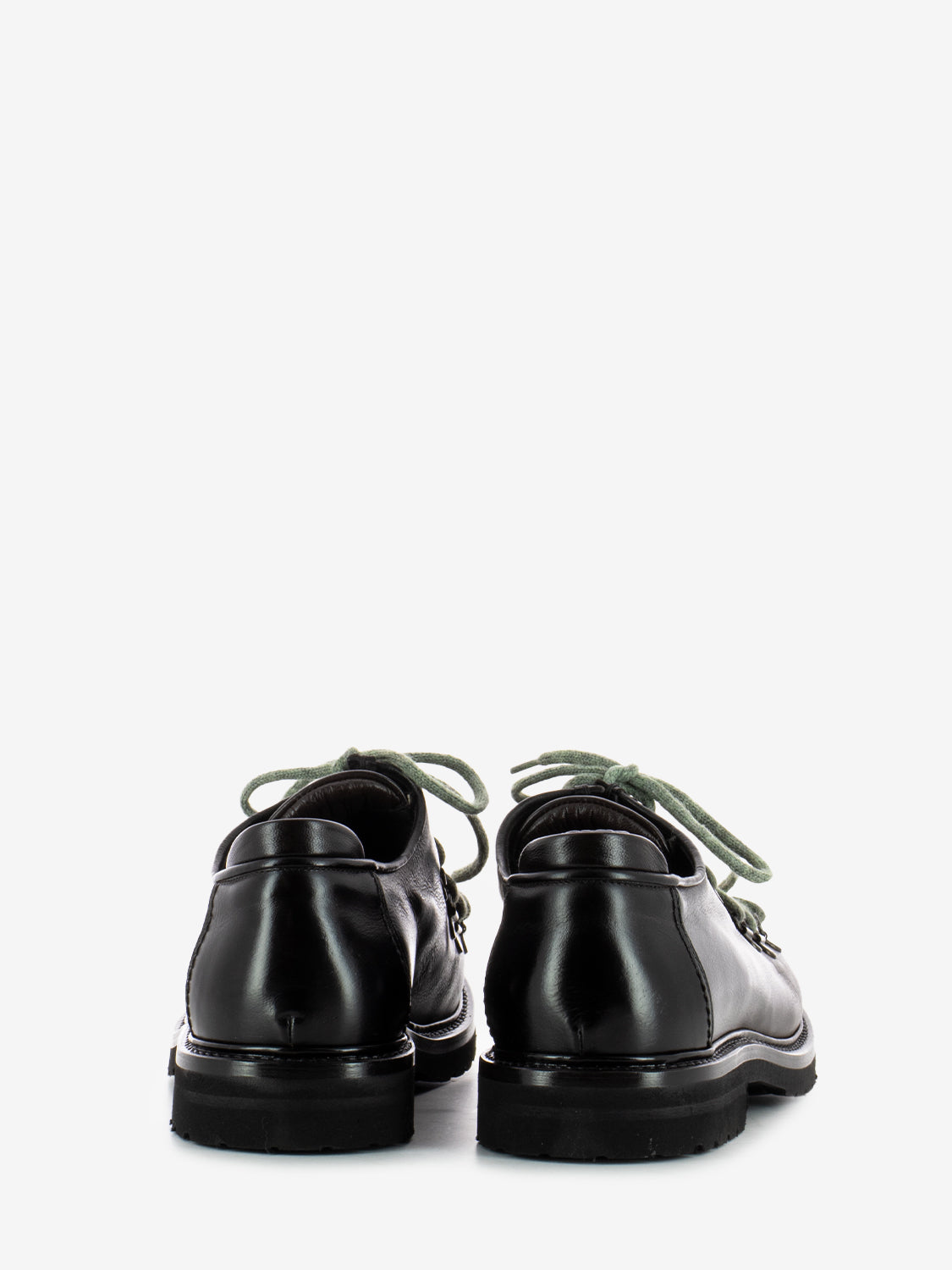 Scarpe ingegnere in pelle testa di moro