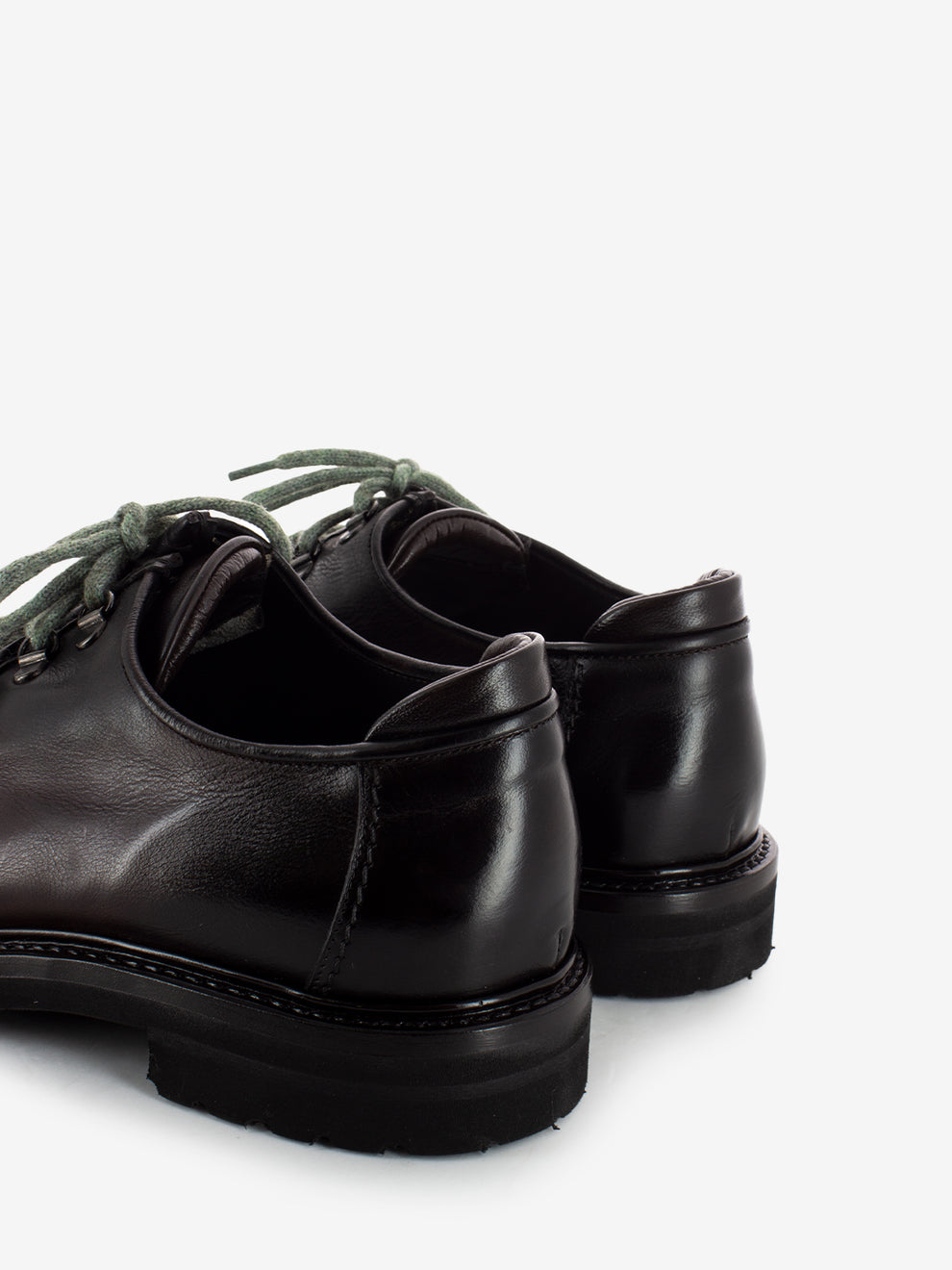 Scarpe ingegnere in pelle testa di moro
