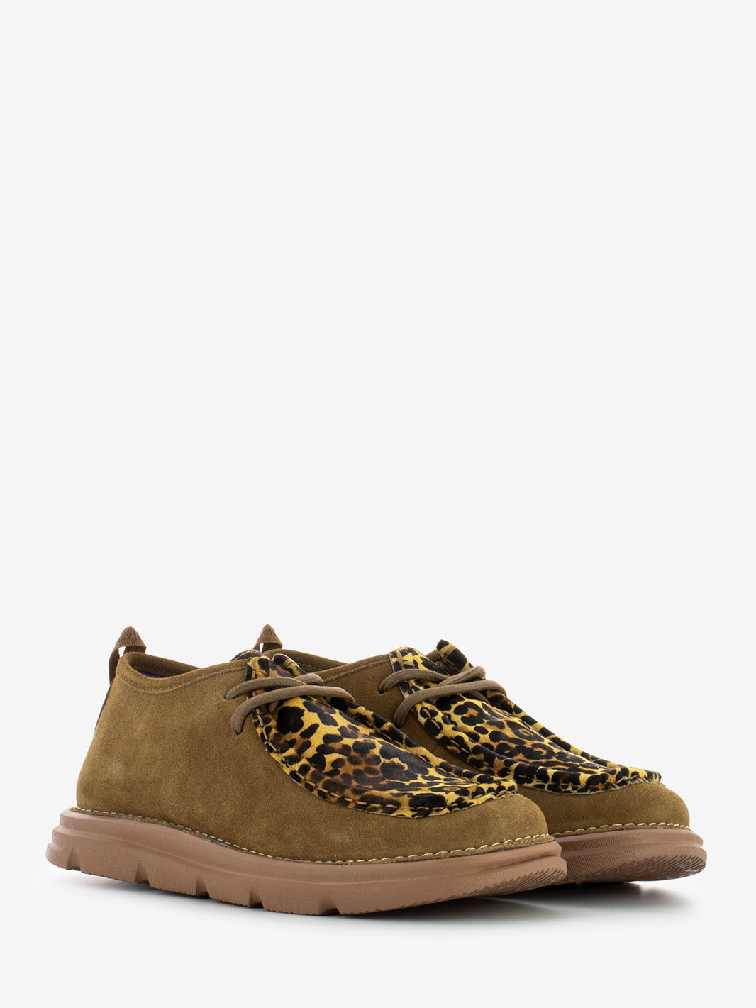 Ingegnere Easy in suede e cavallino marrone