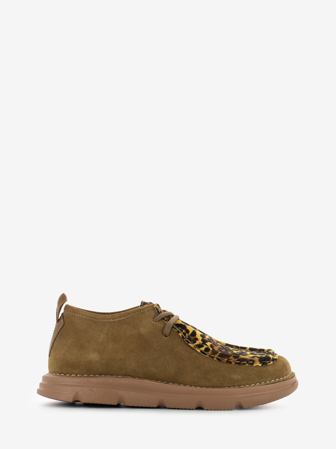 Ingegnere Easy in suede e cavallino marrone