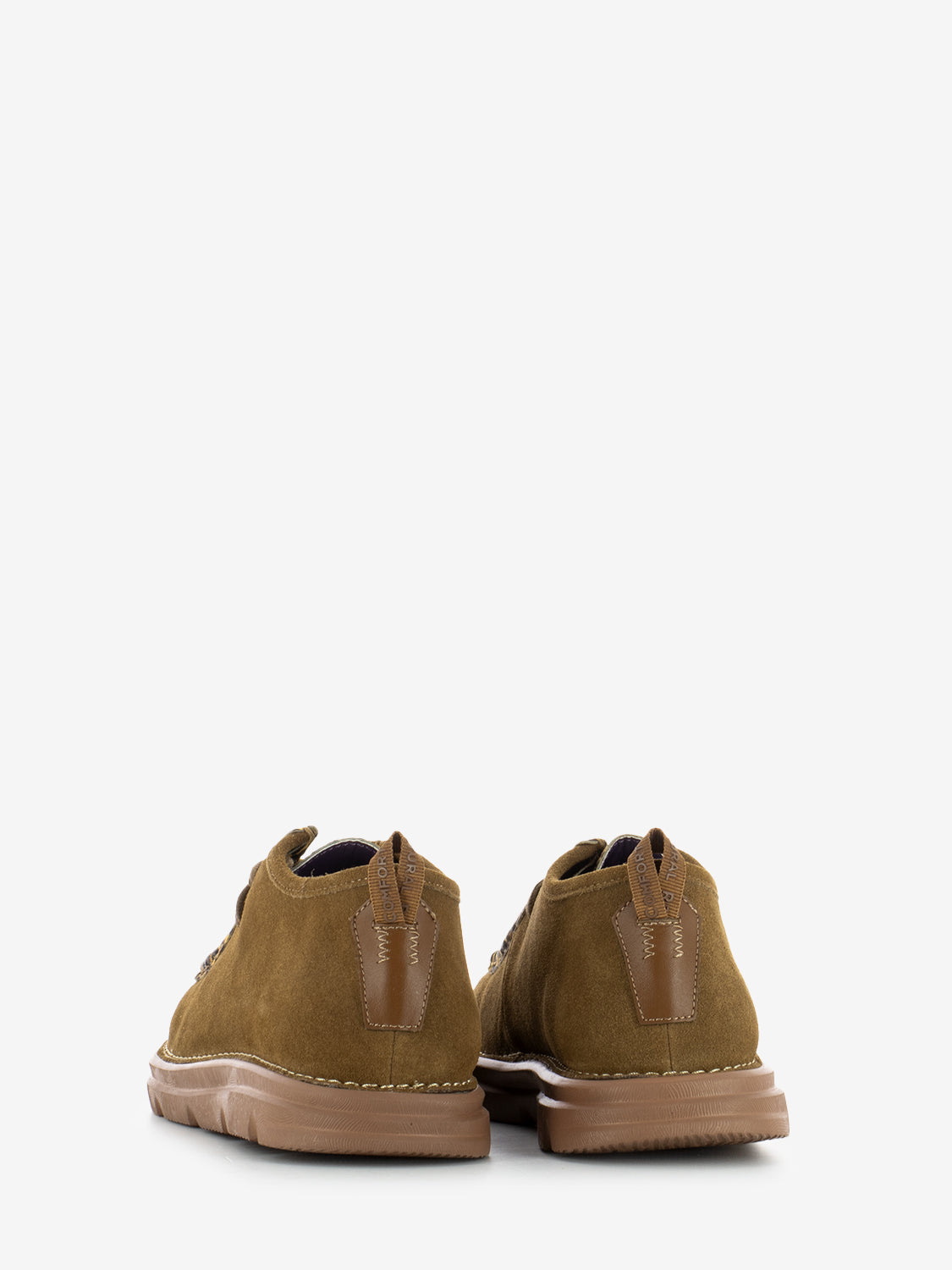 Ingegnere Easy in suede e cavallino marrone