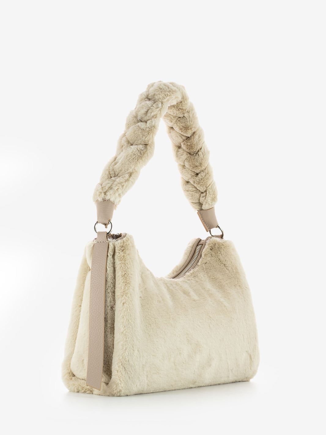 Boheme synthetic fur small natural / beige